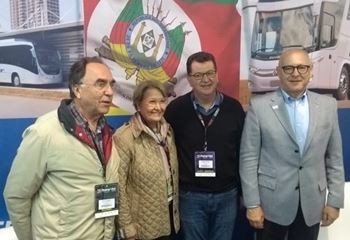 Paulo Caleffi, Ana Amélia Lemos, Elemar Walker e Afrânio Kieling.