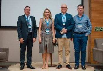 Dr. Narciso Figueirôa, Dra. Raquel Caleffi, Afrânio Kieling e Elemar Walker.